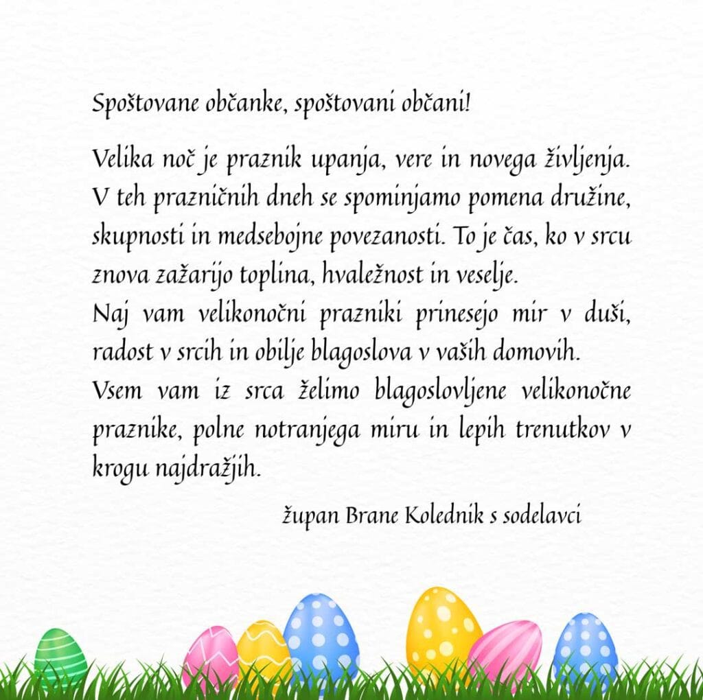 Velikonočno voščilo