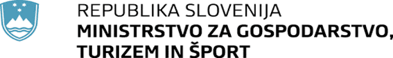 Logotip - Ministrstvo za gospodarstvo, turizem in šport
