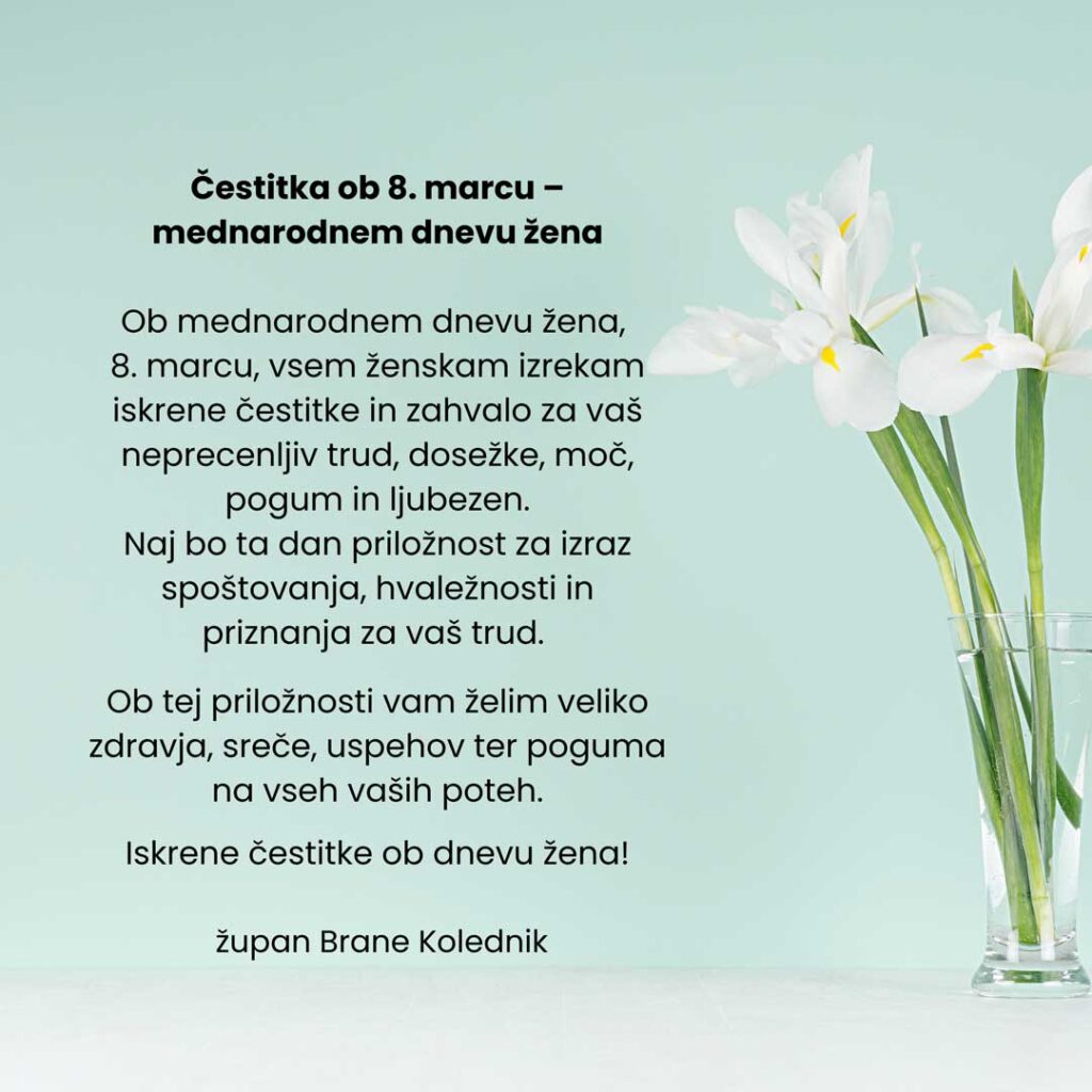Čestitka ob Dnevu žena 2026