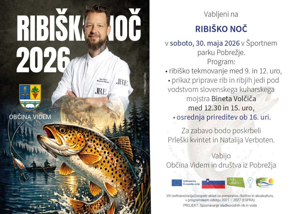 Ribiška noč - vabilo 2026